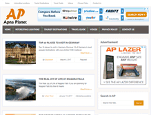 Tablet Screenshot of apnaplanet.com